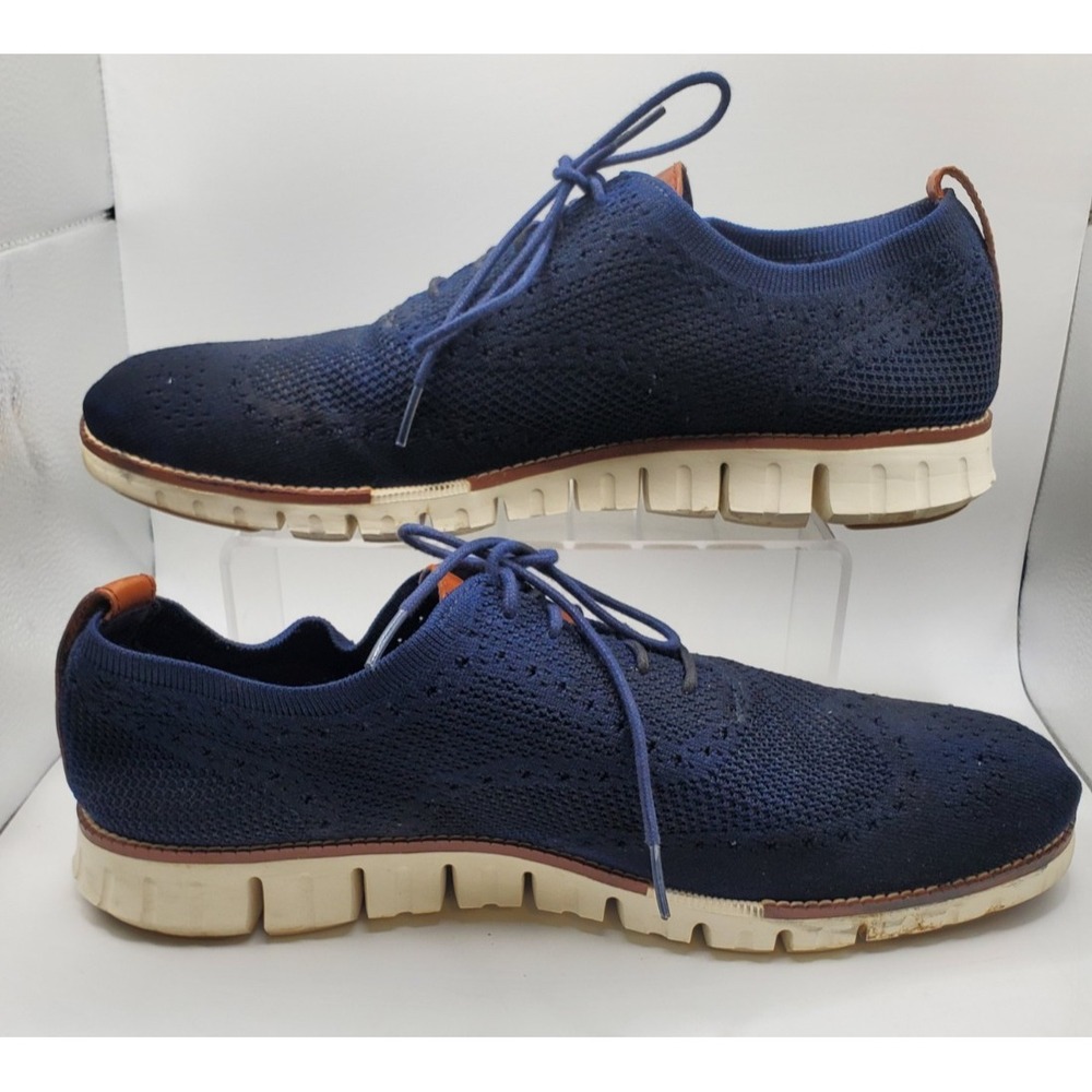 Cole Haan Zerogrand Shoes Mens 13M Blue Casual Sneakers Comfort C24947